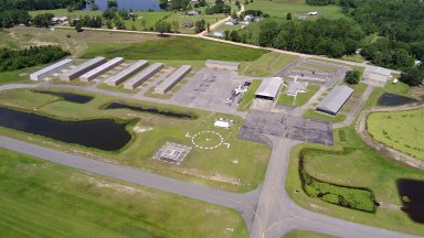 FBO & General Aviation hangars looking west